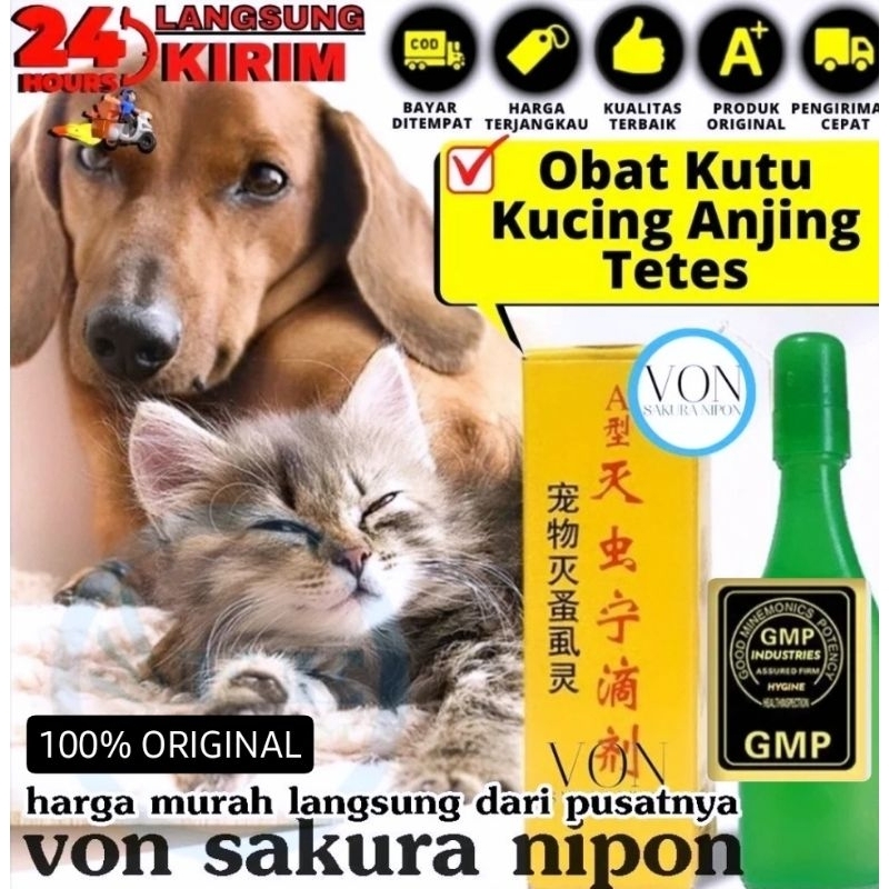 Jual Obat Kutu Tetes Anjing Kucing Sprt Frontline Anti Kutu Flea Tick