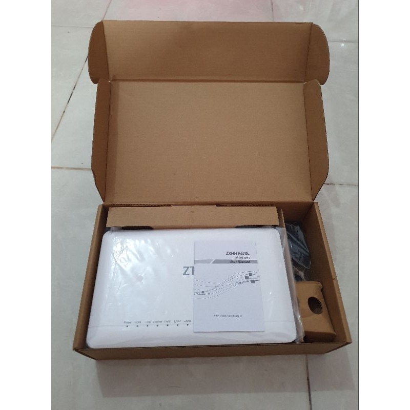 Jual ROUTER MODEM ONT GPON ZTE F670L DUALBAND Shopee Indonesia