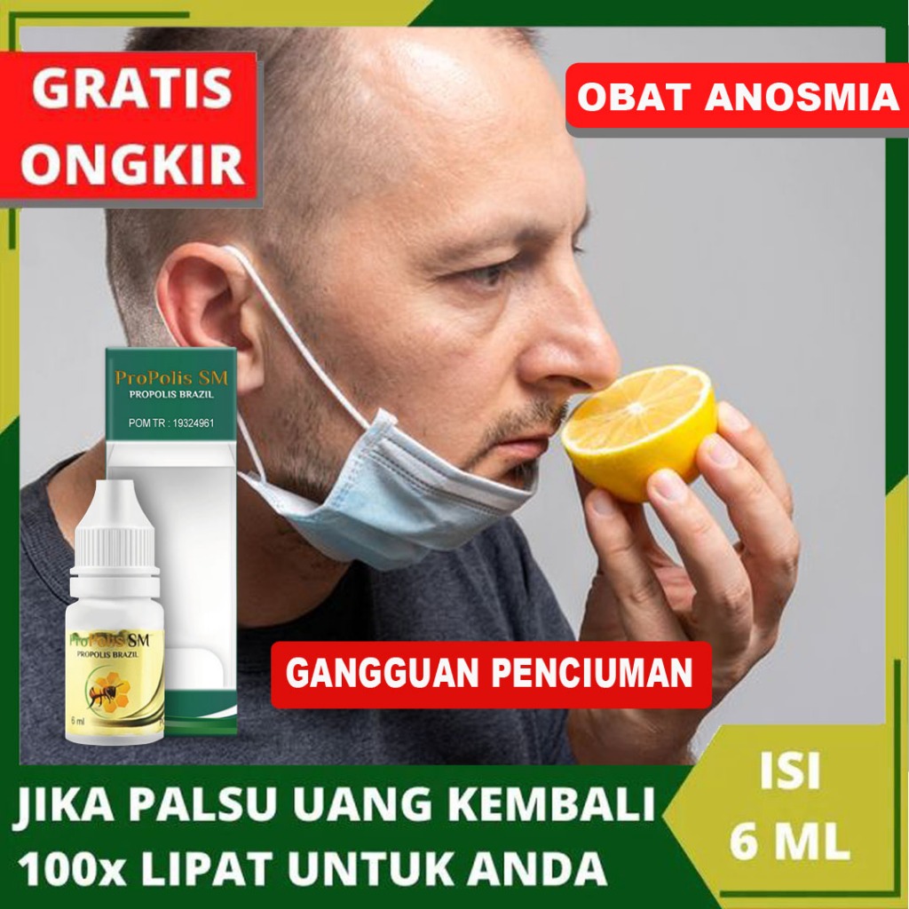 Jual Obat Anosmia Hilang Penciuman Tidak Bisa Mencium Bau Polip Hidung