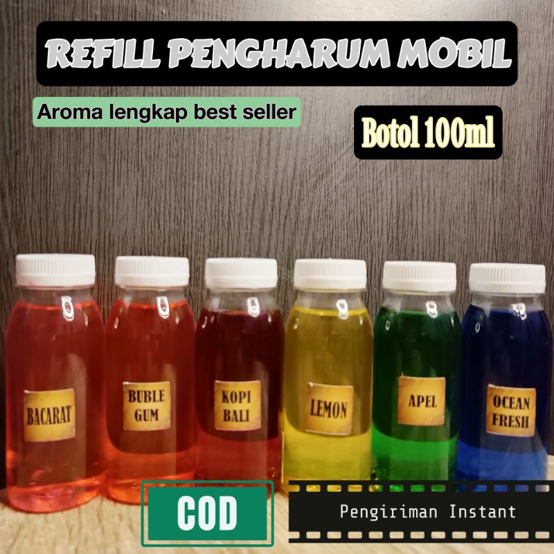 Jual Refill Parfum Mobil Gantung Ml Pengharum Ruangan Botol Apel