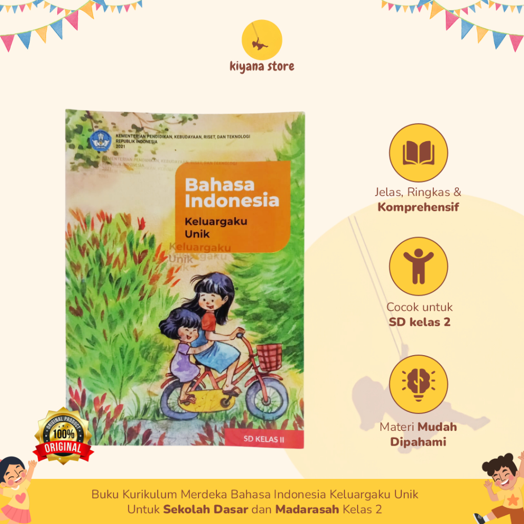 Jual Buku Kurikulum Merdeka Sd Mi Kelas Bahasa Indonesia Keluargaku