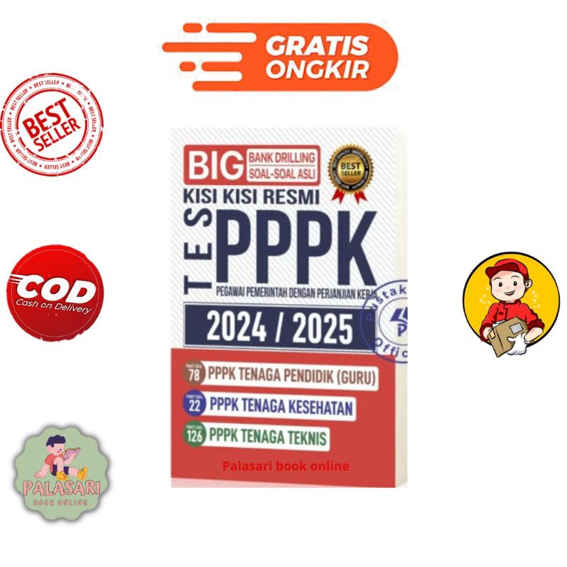 Jual Buku Big Bank Drilling Kisi Kisi Resmi Tes PPPK 2024 2025 Tenaga