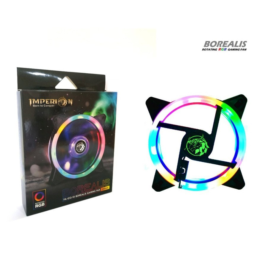 Jual Fan Casing 12cm Imperion Borealis LED RGB Shopee Indonesia