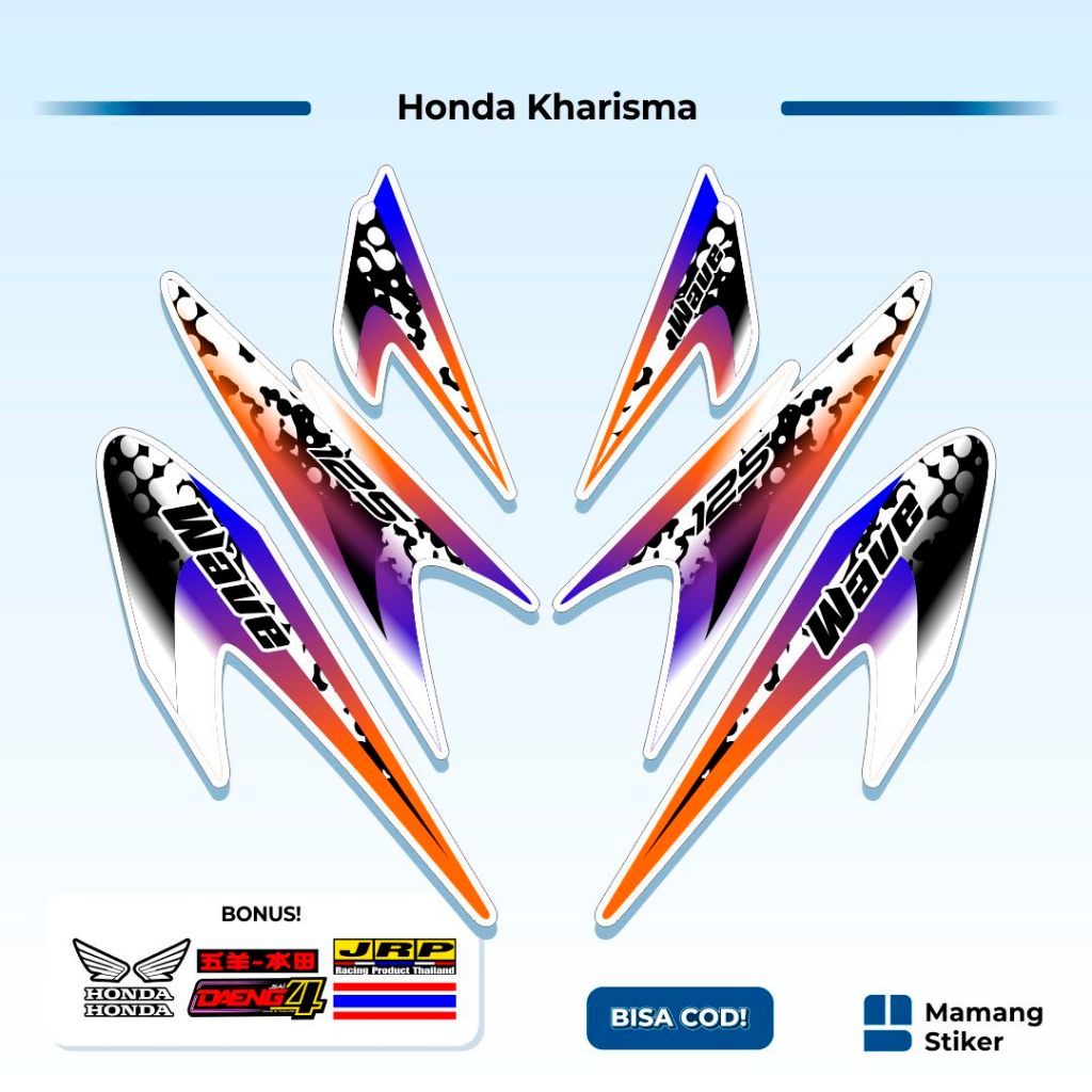 Jual Striping Honda Karisma X 125 Variasi 28 Thailand 125D D 125X