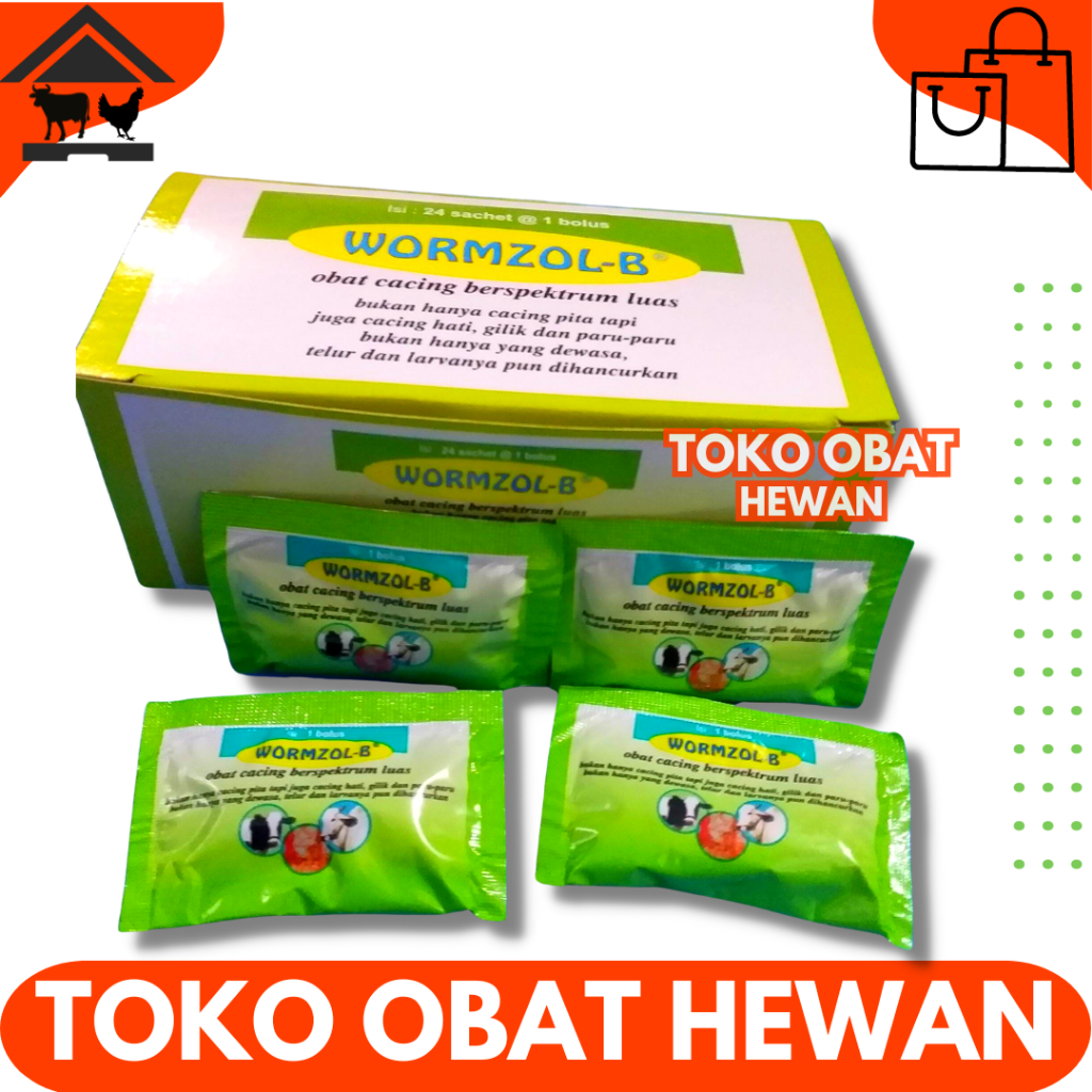 Jual Wormzol B Box Bolus Obat Cacing Cacingan Sapi Kerbau Kuda