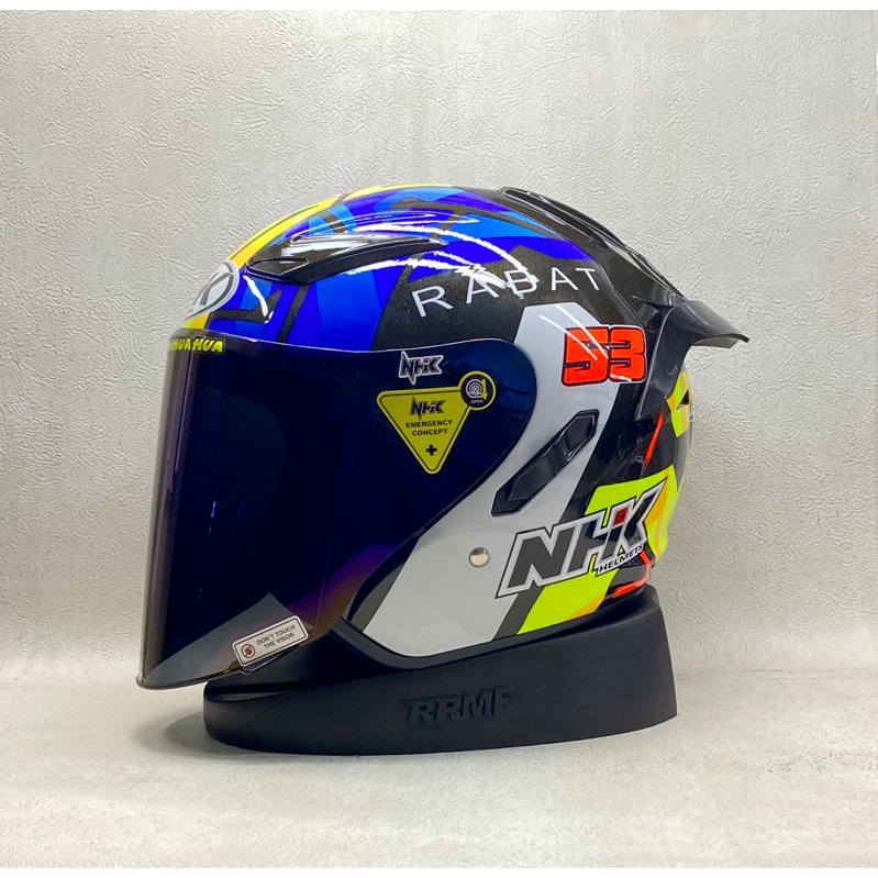 Jual HELM NHK R1 GP EDITION TITO RABAT PAKET GANTENG VISOR IRIDIUM I