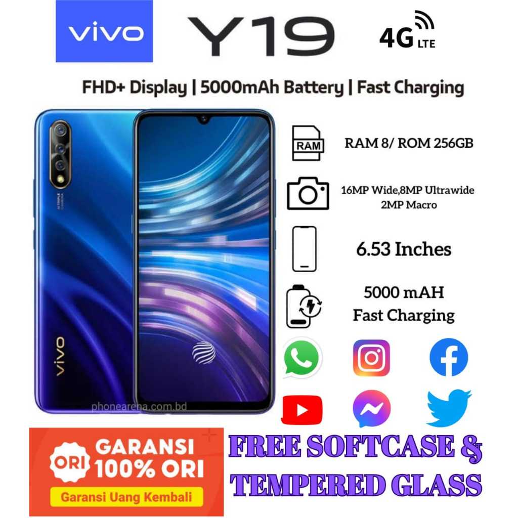 Jual Vivo Y Ram Gb Garansi Tahun Shopee Indonesia