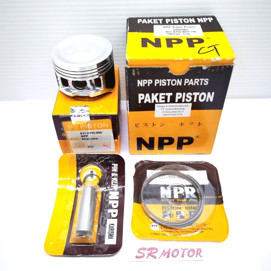 Jual Piston Seher Kit Karisma Supra X 125 Kph Ukuran Standar Std Npp