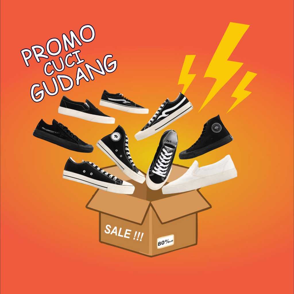 Jual Promo Cuci Gudang Sepatu Sneakers Premium Shopee Indonesia