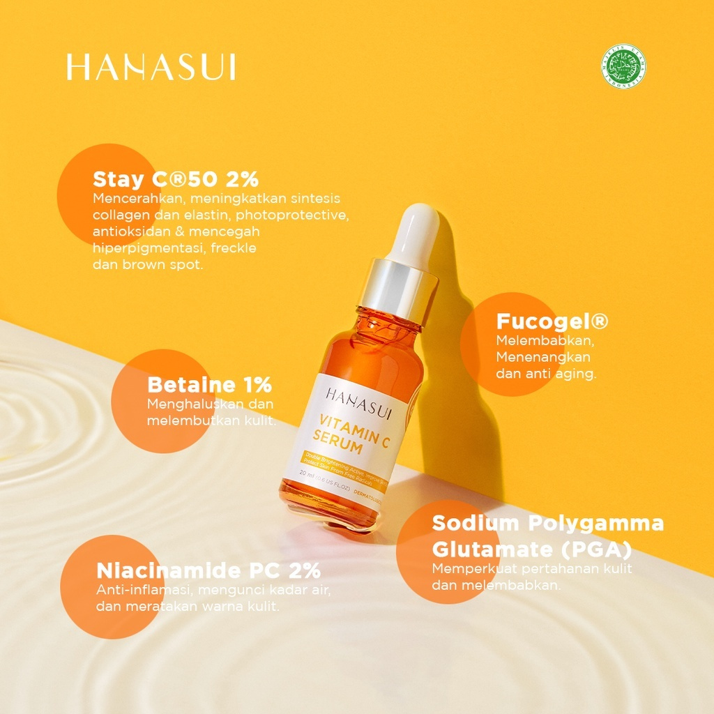 Jual Hanasui Face Serum All Series Serum Vit C Collagen Serum