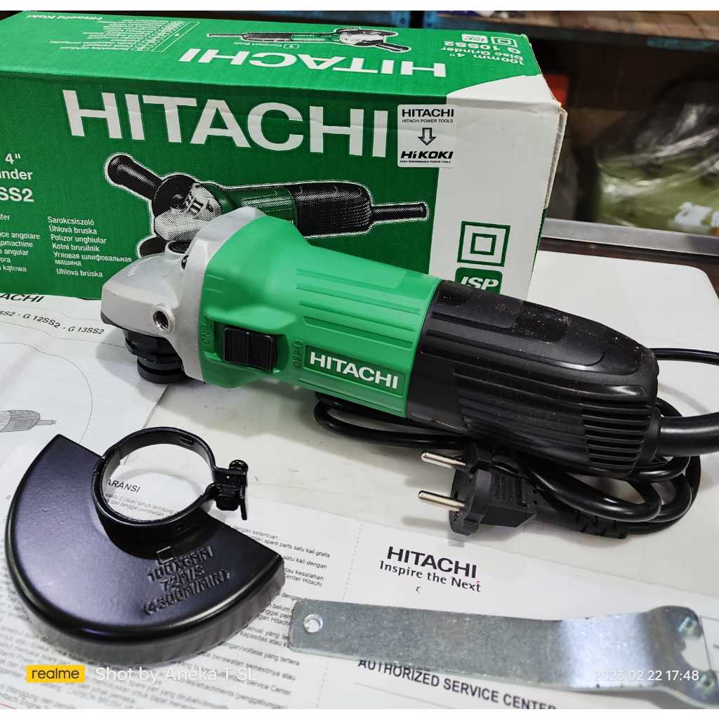 Jual Gerinda Hitachi G10SS2 4 Grinder Hitachi G10SS2 Hitachi Koki 4