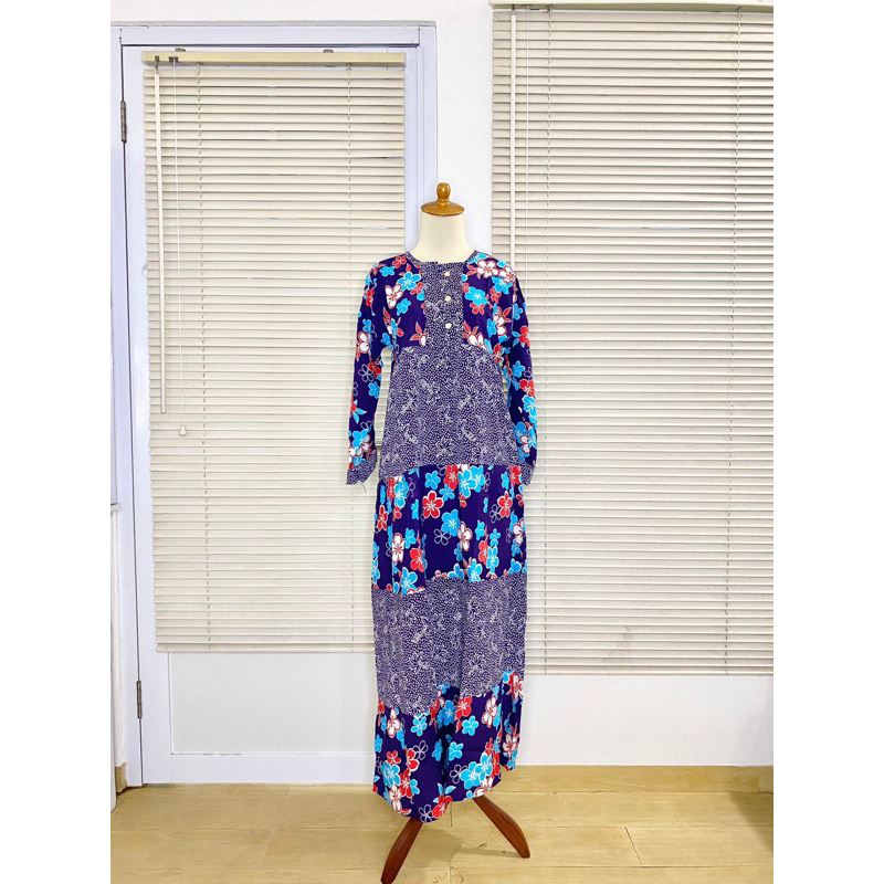 Jual Longdress Ld Kencana Ungu Label Hijau Shopee Indonesia