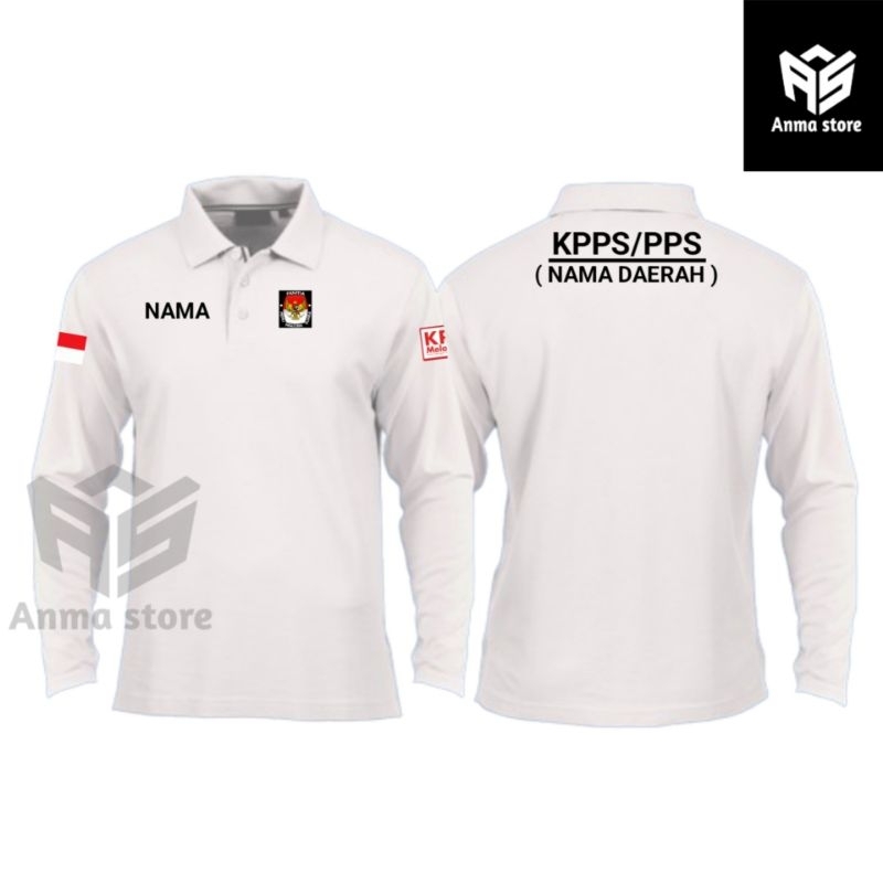 Jual Kaos Kerah Polo Shirt Lengan Panjang Kelompok Penyelenggara