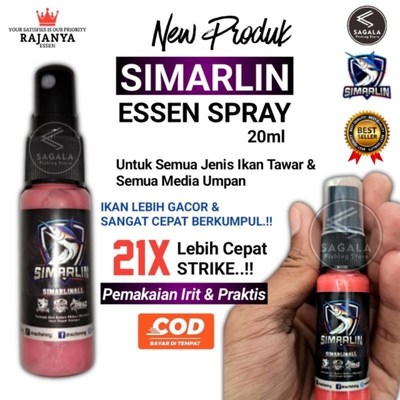 Jual Simarlin Essen Spray Terbaik Untuk Semua Jenis Ikan Air Tawar