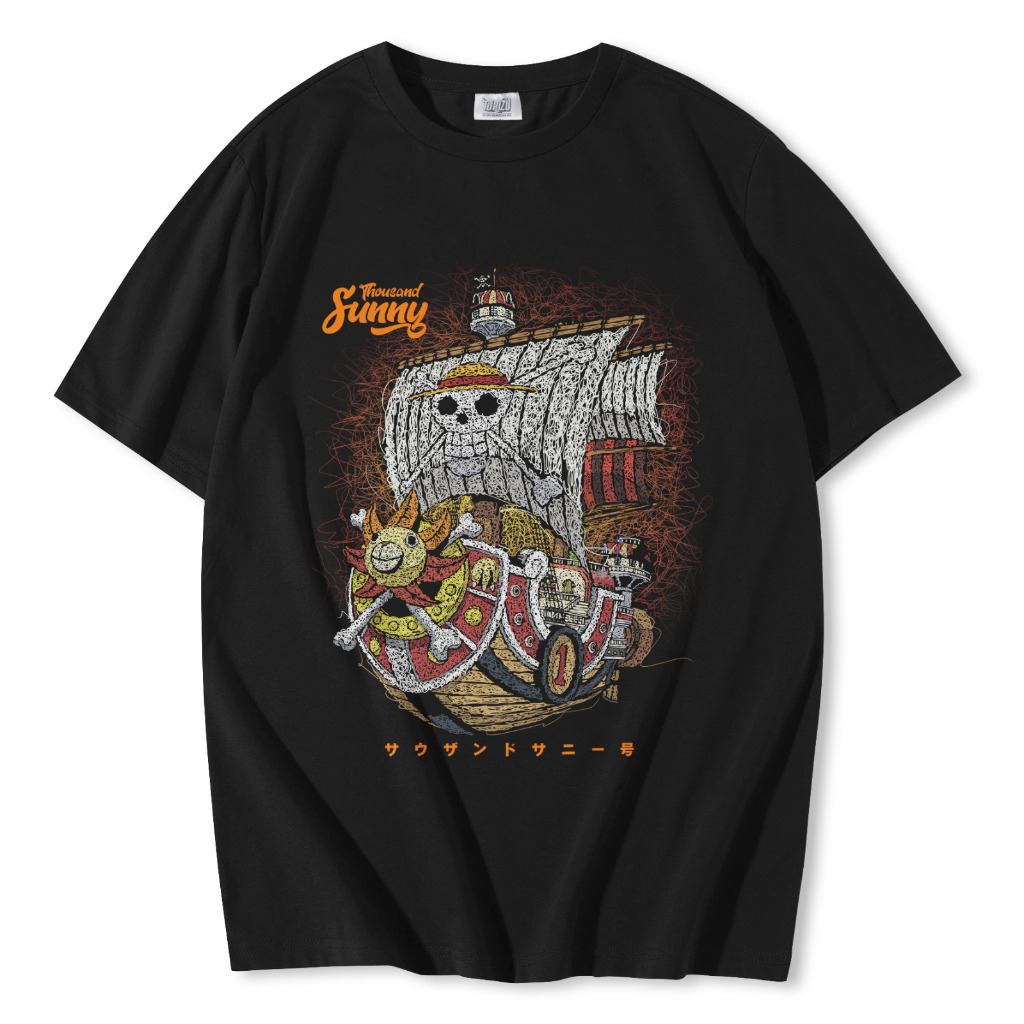 Jual Tshirt Thousand Sunny Scribble Art Bundling Pack Anime Manga One