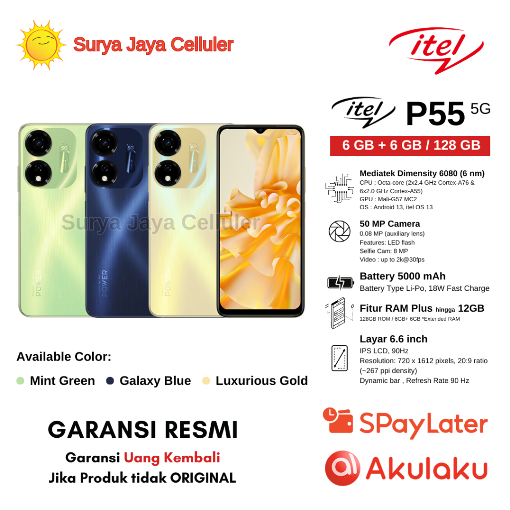 Jual Hp Itel P G Gb P Nfc Gb P Nfc Gb P