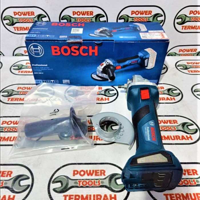 Jual BOSCH Cordless Grinder GWS 180 Li 18V Solo Unit ONLY Gerinda