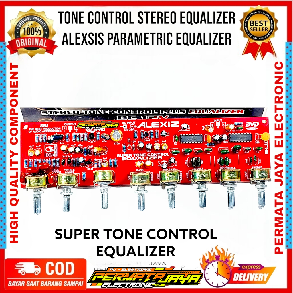 Jual Alexis Super Tone Control Stereo Plus Equaliser Shopee Indonesia