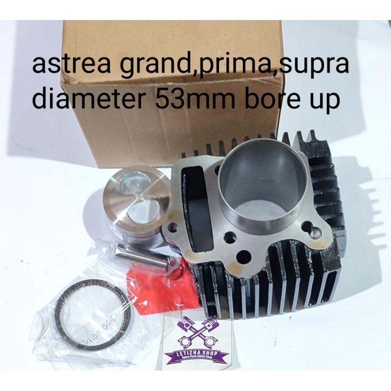 Jual BLOK SEHER 53MM ASTREA PRIMA GRAND SUPRA WIN100 CYLINDER BLOK