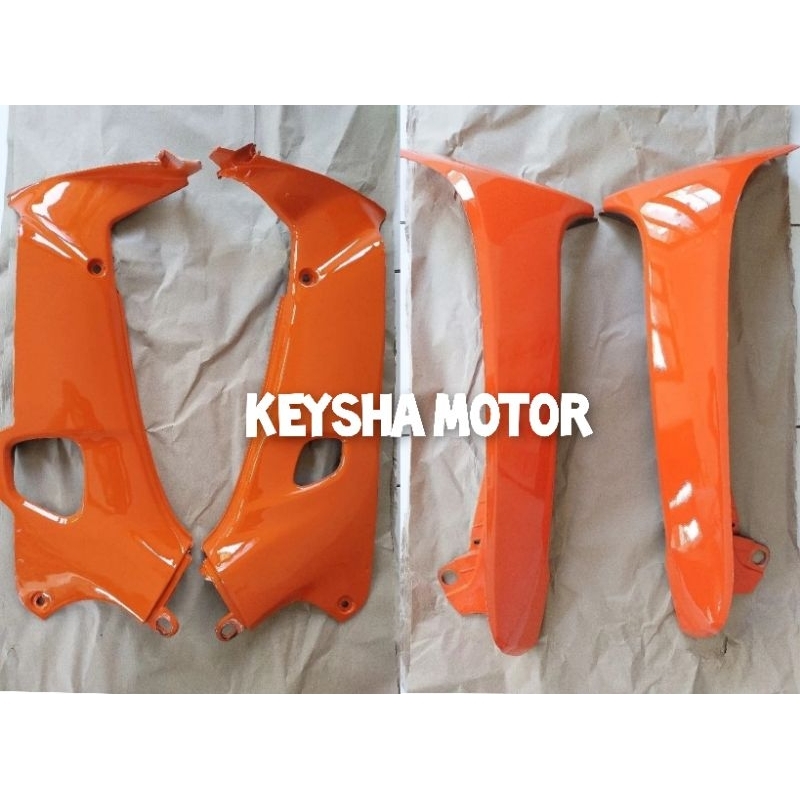 Jual SAYAP LUAR DALAM HONDA SUPRA X LAMA WARNA ORANGE OREN Shopee