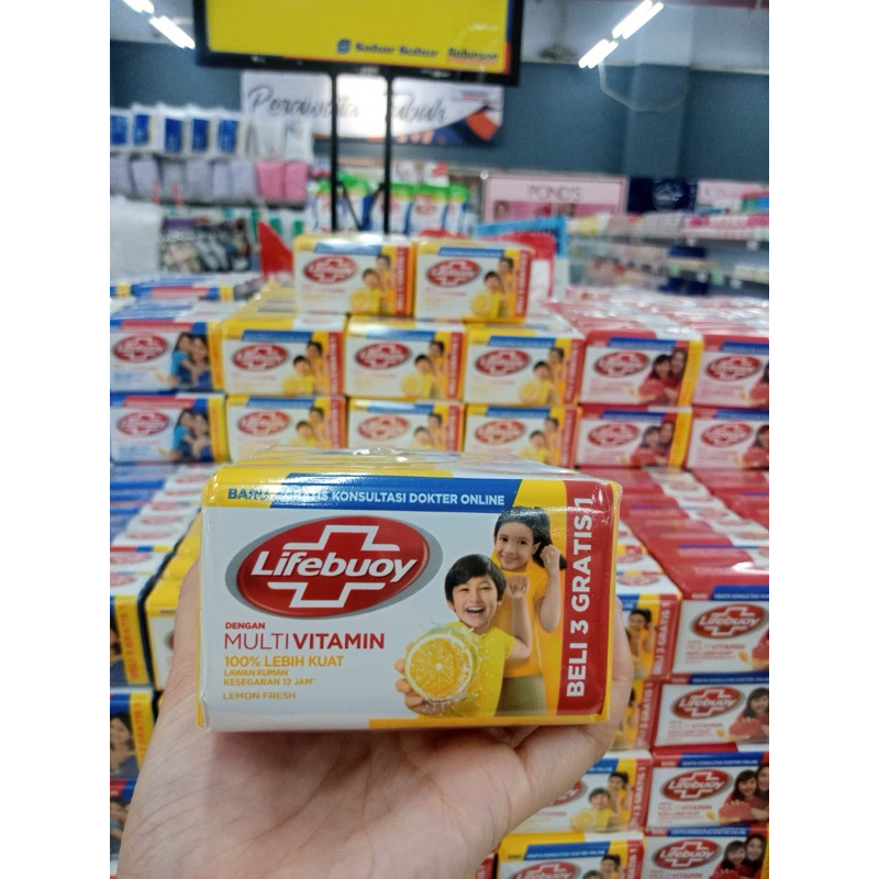 Jual LIFEBUOY BAR SOAP MULTIPACK ISI 4 X 110g Shopee Indonesia