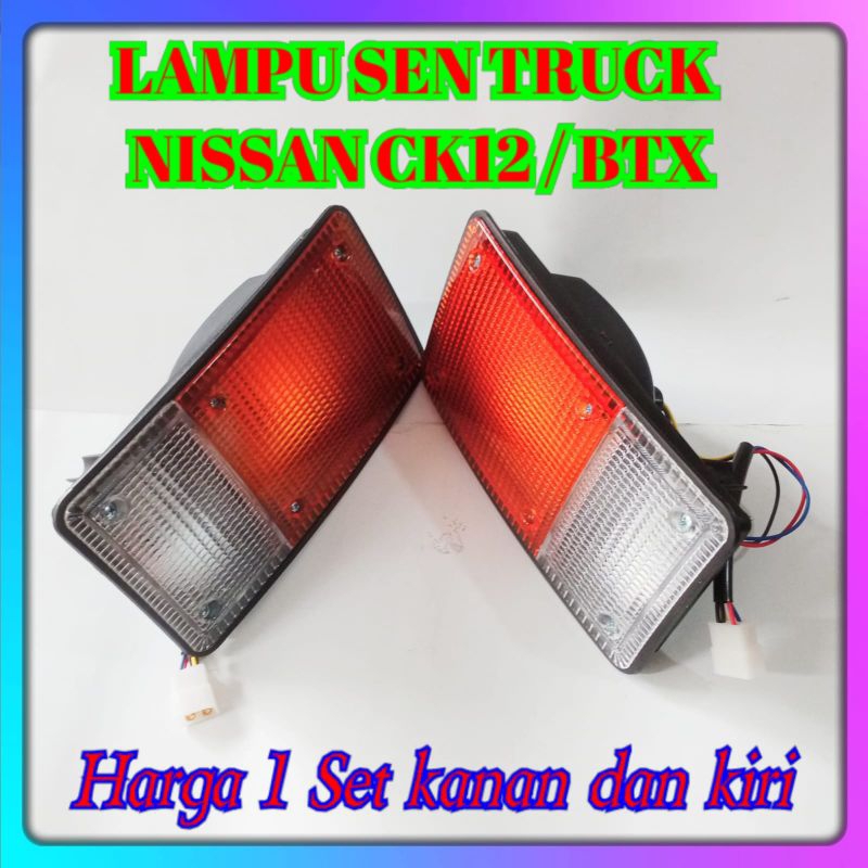 Jual Lampu Sen Depan Truck Nissan Ck Btx Set Kanan Dan Kiri Shopee