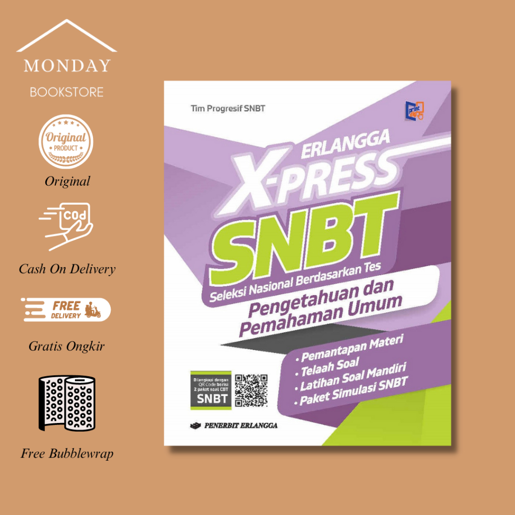 Jual ERLANGGA X PRESS SNBT PENGETAHUAN PEMAHAMAN UMUM By TIM