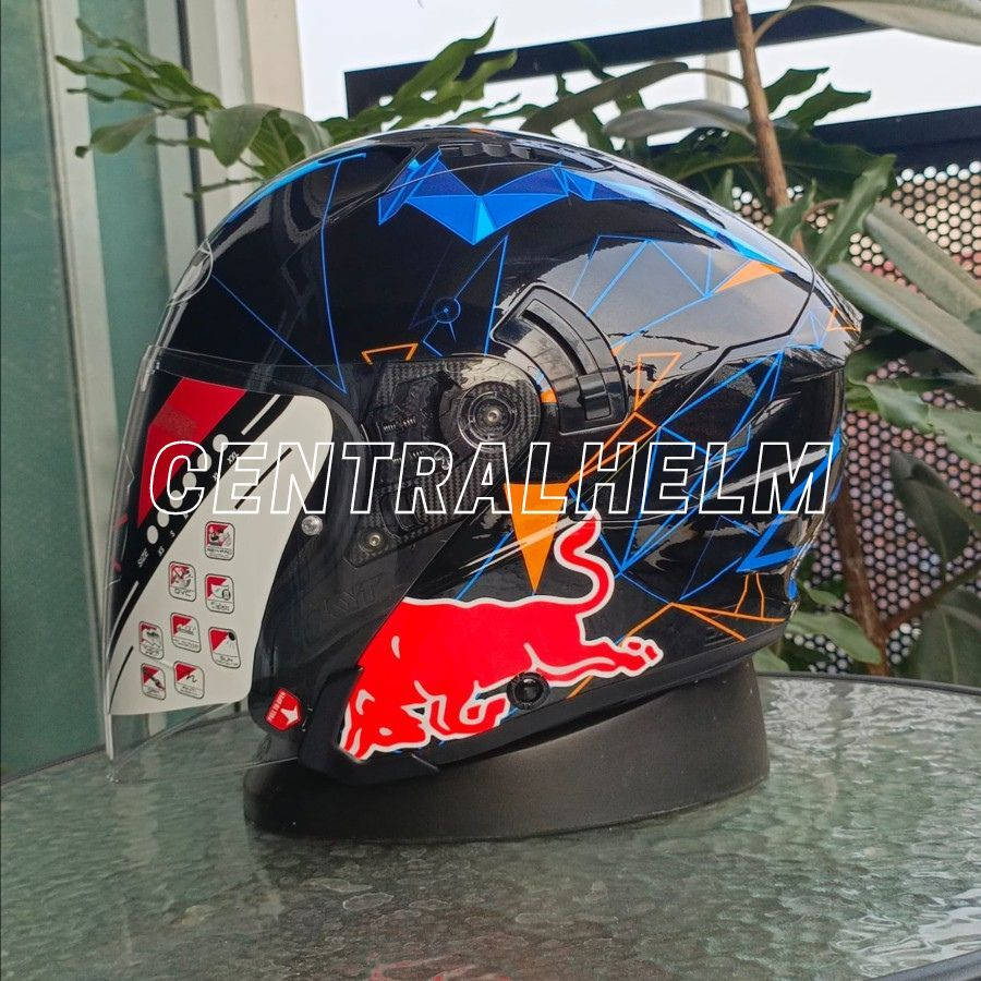 Jual Helm Kyt Nfj Custom Motif Pol Espargaro Black Helm Kyt Nfj Repaint