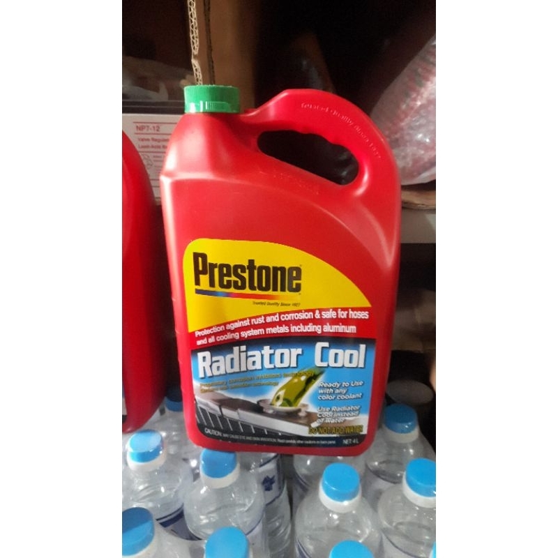 Jual Air Radiator Coolant Prestone Galon Merah Warna Hijau Merah Liter