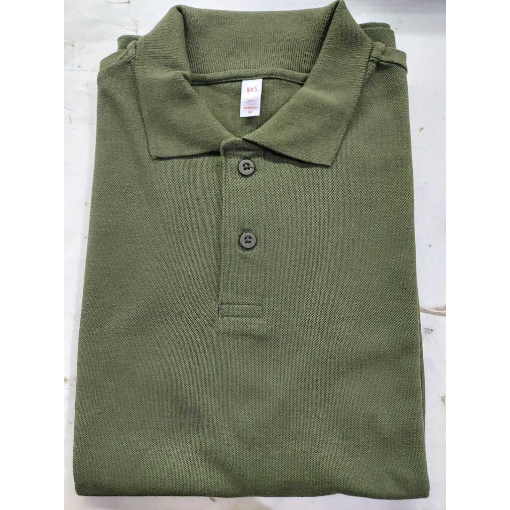 Jual Kaos Kerah Polo Shirt Cotton Cvc Pique Knit S Yarn Spindle Maxi