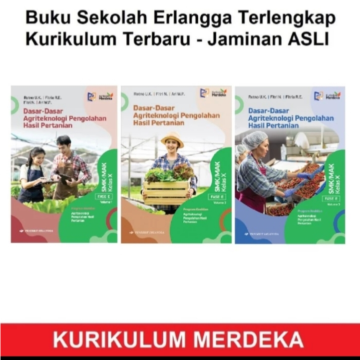 Jual ORI Harga Satuan Buku Teks Dasar Dasar Agroteknologi Pengolahan