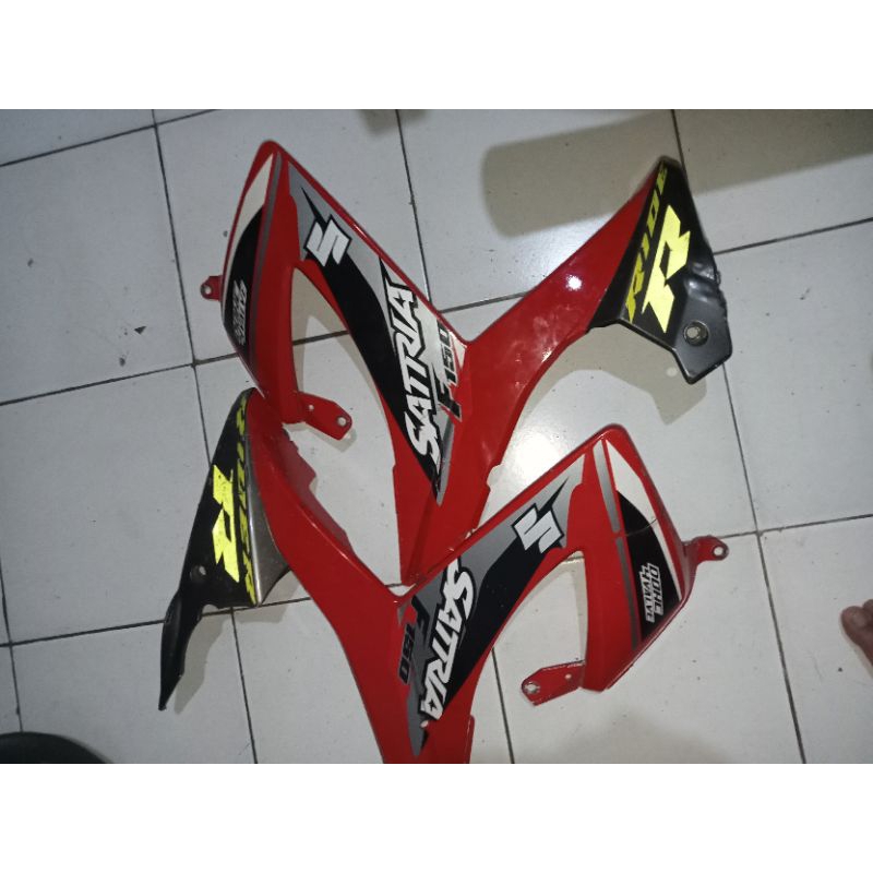 Jual Sayap Suzuki Satria Fu Facelit Original Copotan Asli Warna Merah