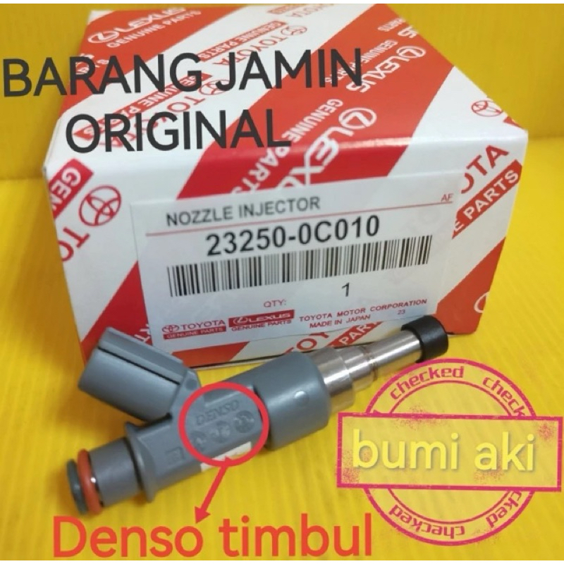 Jual NOZZLE INJEKTOR NOSEL INJECTOR ORI TOYOTA FORTUNER HILUX INNOVA