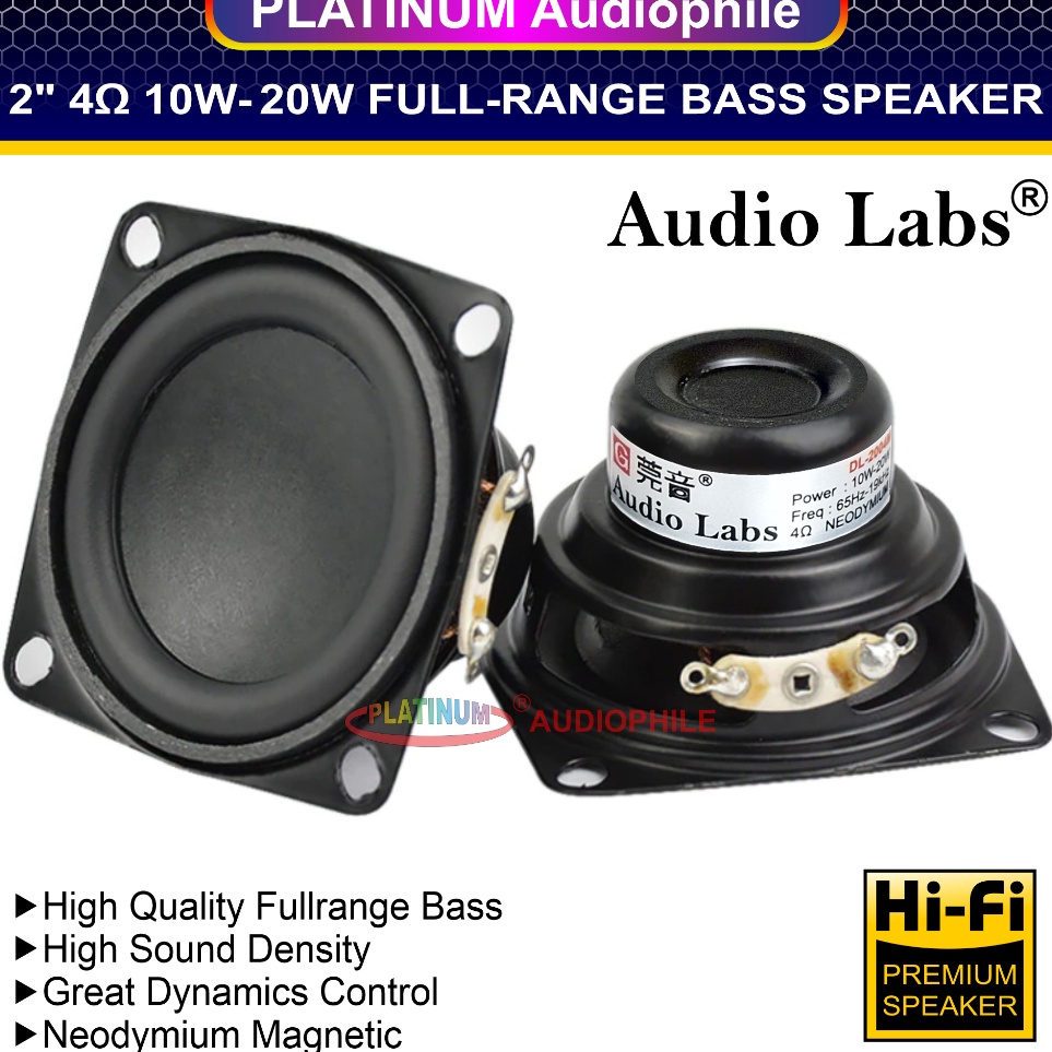 Jual ZC Speaker Full Range Bass 2 Inch 4 Ohm 2W Hifi Speker 2 Fullrange