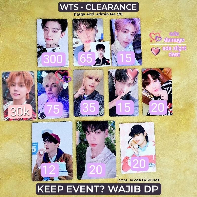 Jual Ready Clearance Sale Pc Mpc Photocard Txt Yeonjun Soobin