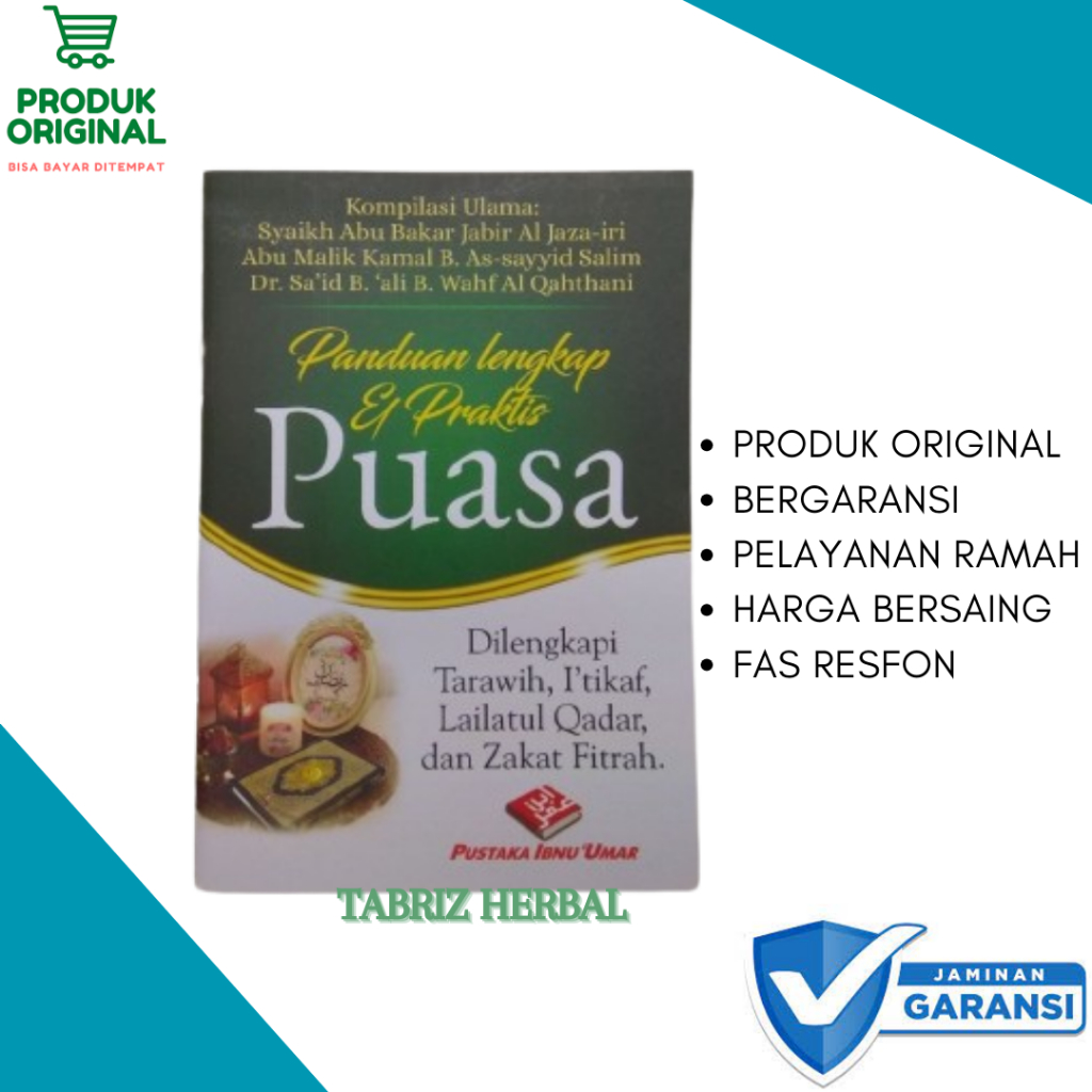 Jual Buku Panduan Lengkap Praktis Puasa Di Sertai Cara Tarawih Itikaf