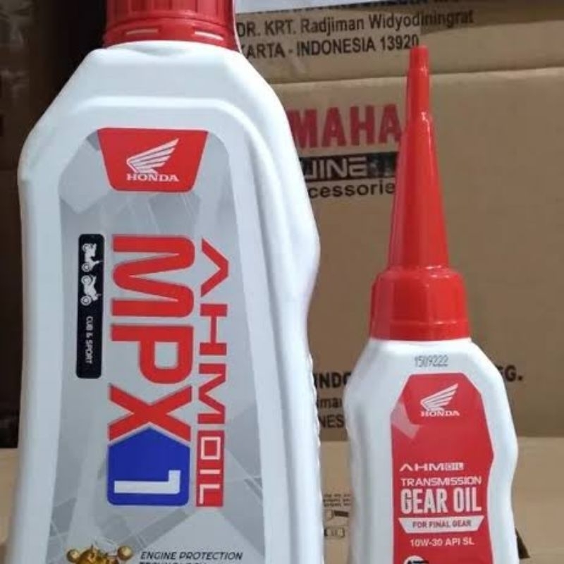 Jual Promo Paket Oli Mpx 1 Oli Gardan Ahm Oil Shopee Indonesia