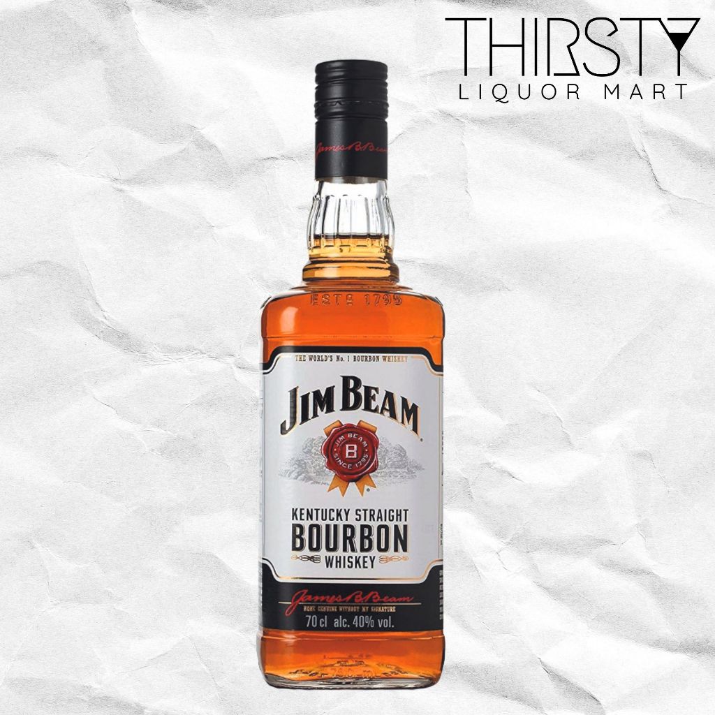 Jual Jim Beam White Bourbon Whisky Kentucky Straight 750ml Shopee