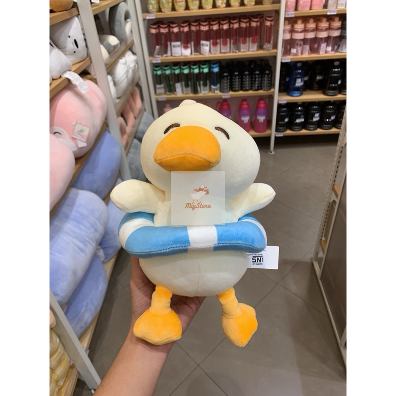 Jual MINISO Boneka Bebek Menggunakan Pelampung Ukuran 24cm Diving