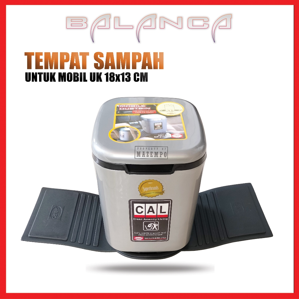 Jual Tempat Sampah Mobil Anti Tumpah Universal Dustbin Kotak Sampah