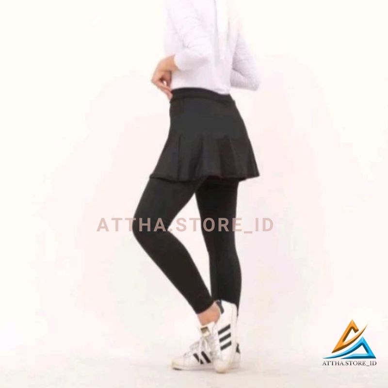 Jual Legging Rok Olahraga Wanita Skirts Pants Sport Menyatu Shopee