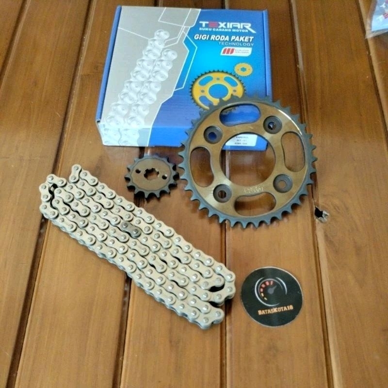 Jual Gear Paket Gir Set 14T 35T Supra X 125 Lama Karisma Blade Lama