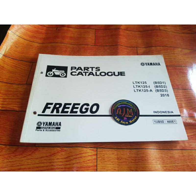 Jual Buku Part Catalog Katalog Copian Yamaha Freego Shopee Indonesia