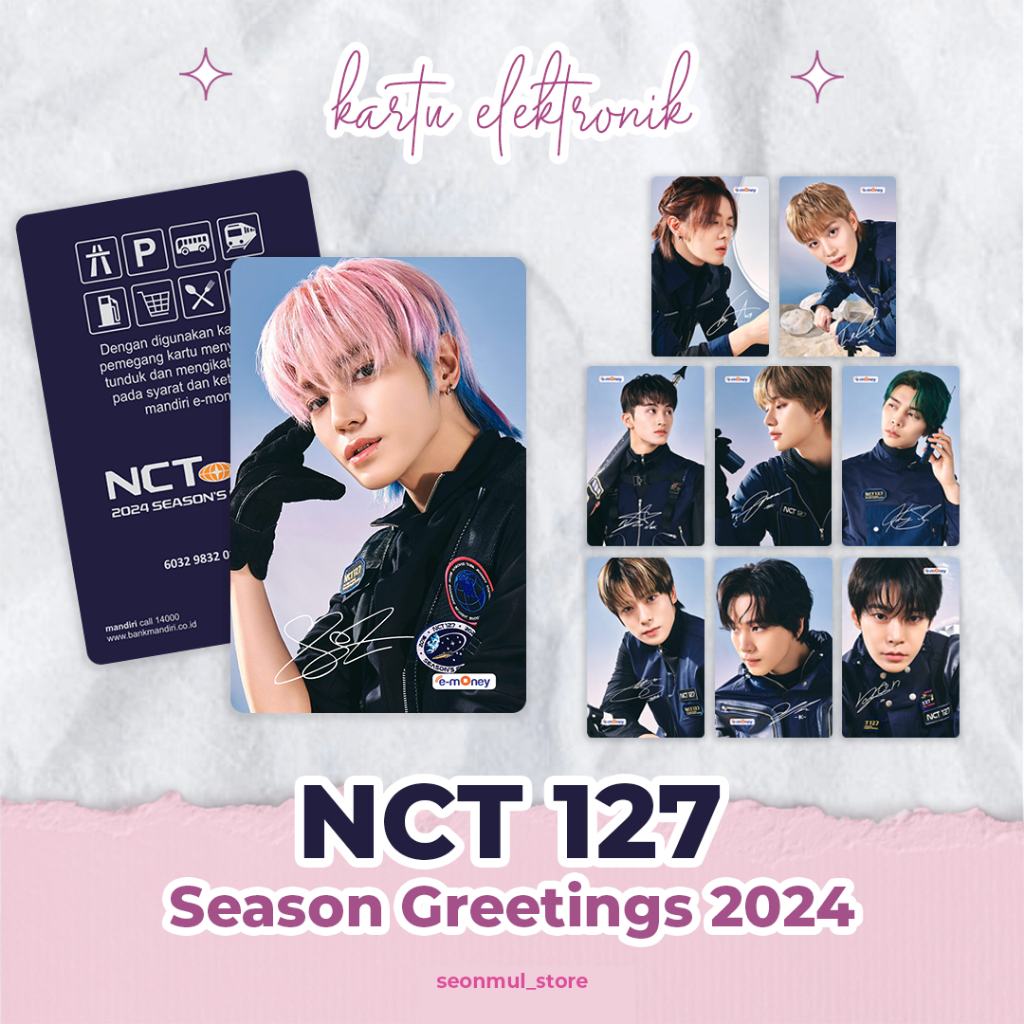 Jual EMONEY BRIZZI FLAZZ TAPCASH NCT 127 SEASON GREETING 2024 NCT127