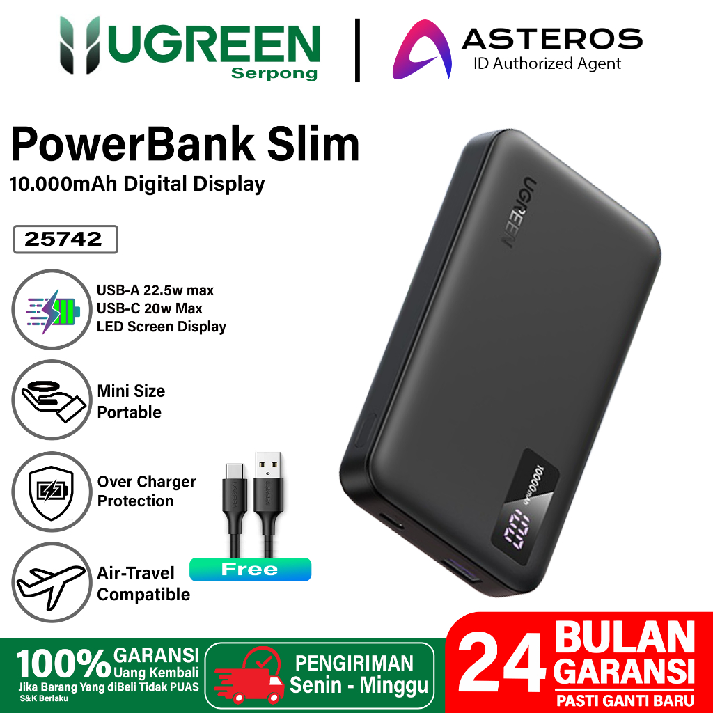 Jual Ugreen Powerbank Mah Fast Charging W Pd Qc W