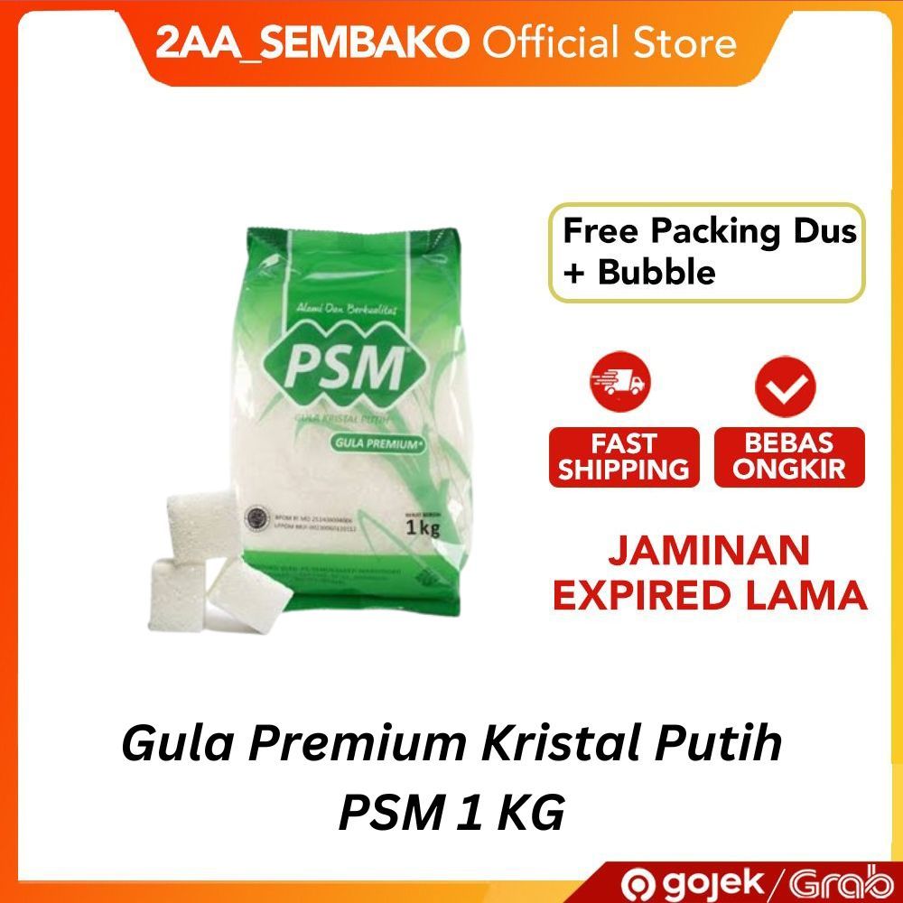 Jual Gula Premium Kristal Putih PSM 1Kg Shopee Indonesia