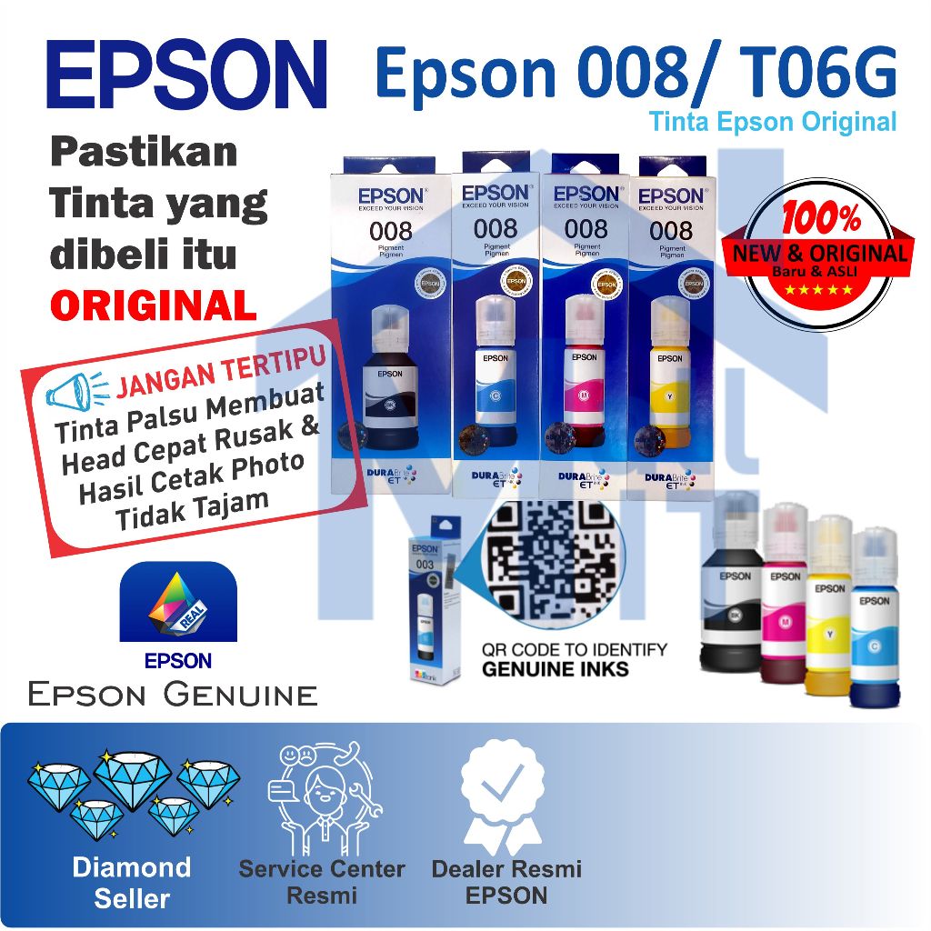 Jual Tinta Botol Epson T L L L L L