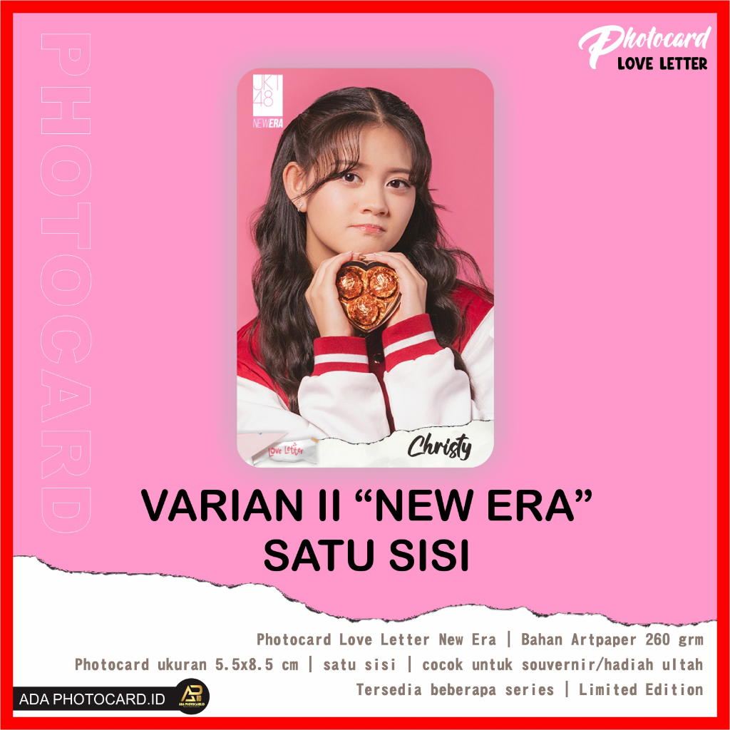 Jual Photocard Jkt Edisi Love Letter Isi Pcs New Release Februari