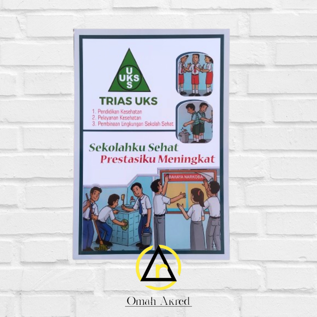 Jual Poster Trias Uks Usaha Kesehatan Sekolah Poster Sekolah