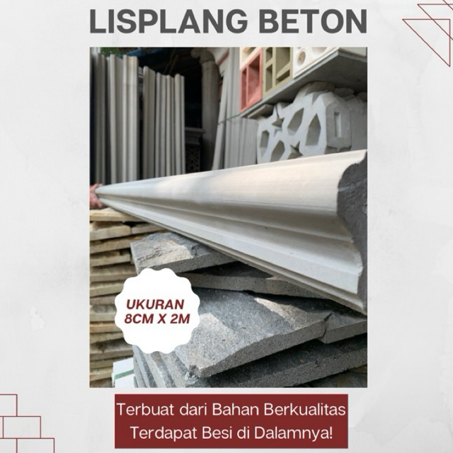 Jual Lisplang Beton Cm X M Lisplang Minimalis Lisplang Lisplang